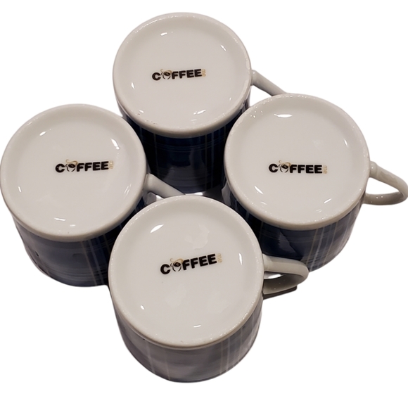 Coffee Me Plaid Espresso Mugs (Set of 4) - Picture 6 of 7